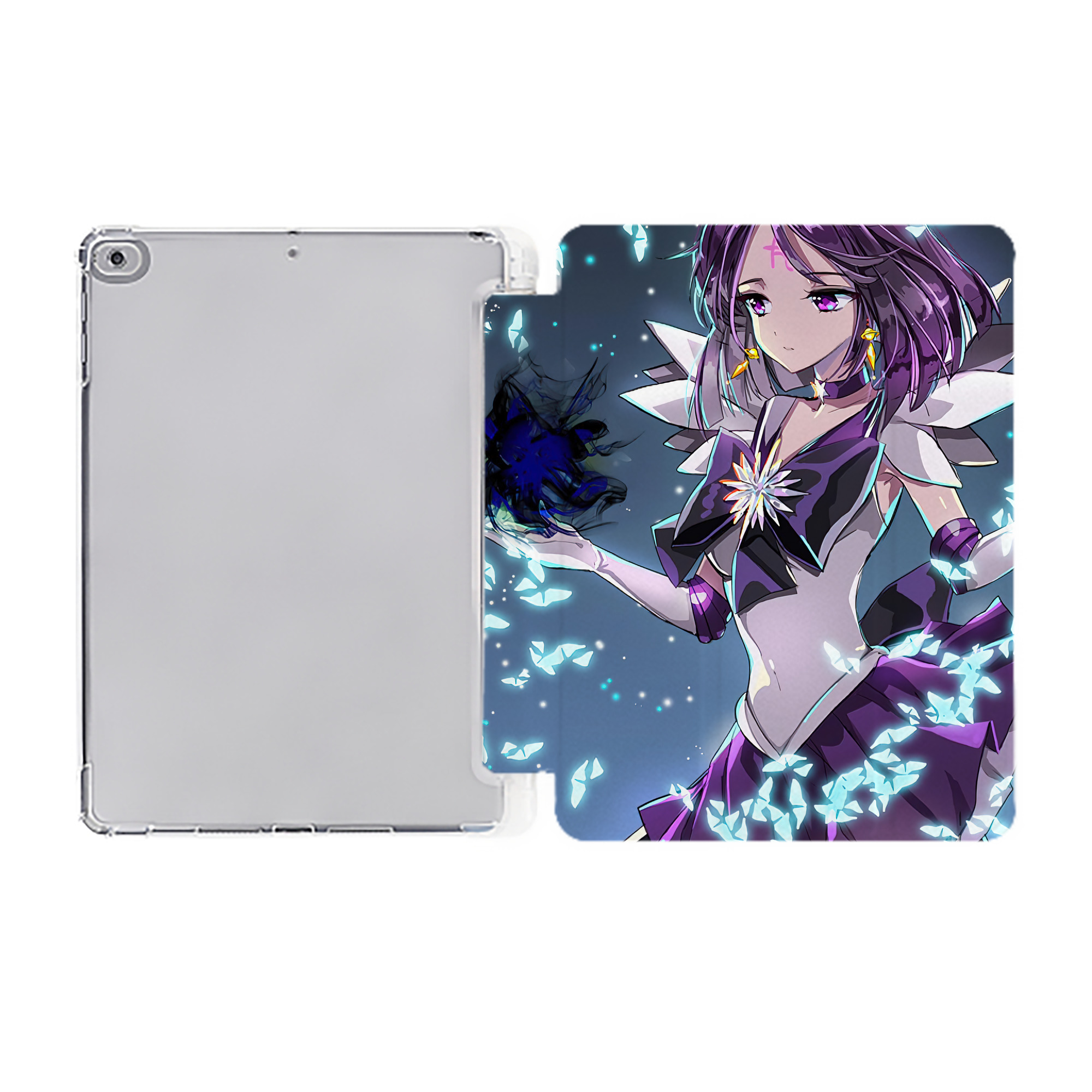 （画像用） 美少女戦士セーラームーン Sailor Moon IPad ケース ペン収納付き 三つ折りスタンド PUレザー×シリコン 対応機種9.5/10.5/10.9インチ